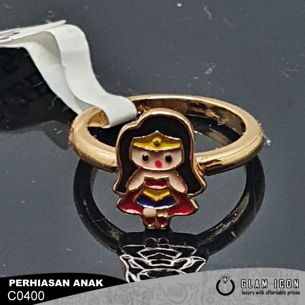 Cincin anak karakter Little Wonwoman CAG C0400