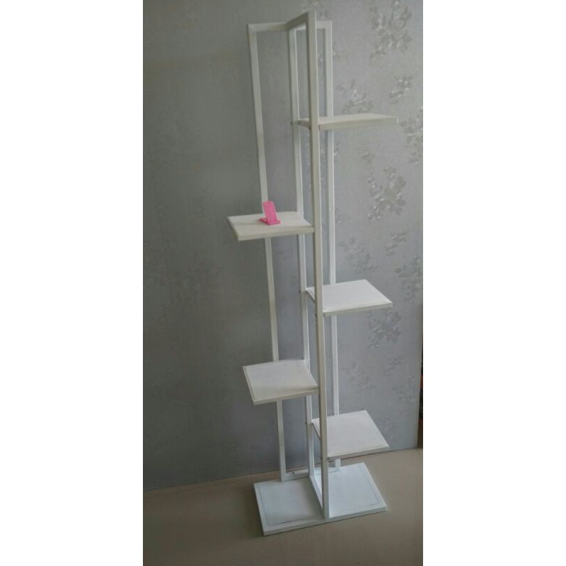 Rak bunga susun 6 full besi bongkar pasang