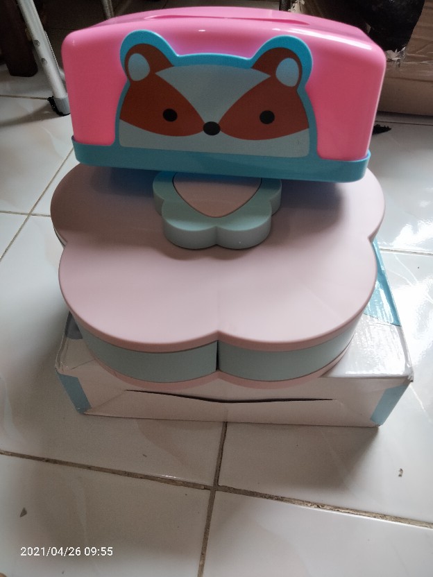 Toples Bunga Putar Wadah Kue Candy Box