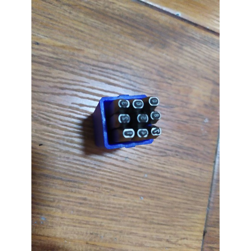 

MASUS Germany Angka Ketok 6 mm Stamp Punch Figure 0-9