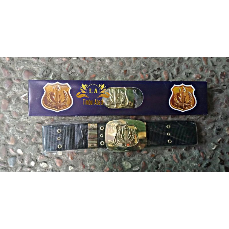 kopel ikat pinggang satpam  warna hitam nylon