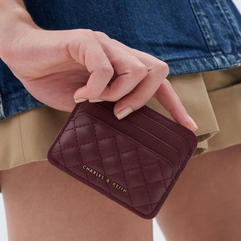 12.12 SALE | CK Cleo Quilted Card Holder