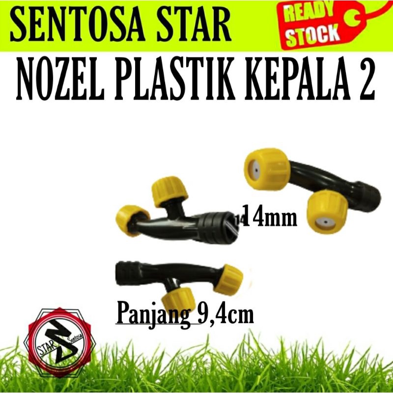NOZZLE PLASTIK KEPALA 2/ NOSEL MATA 2/ NOSEL SPRAYER ELEKTRIK