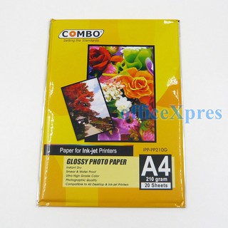 Glossy Photo Paper / Kertas Foto A4 210 gr Combo