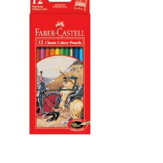 

☟ Pensil Warna Faber Castell 12 Warna Classic Panjang ♣