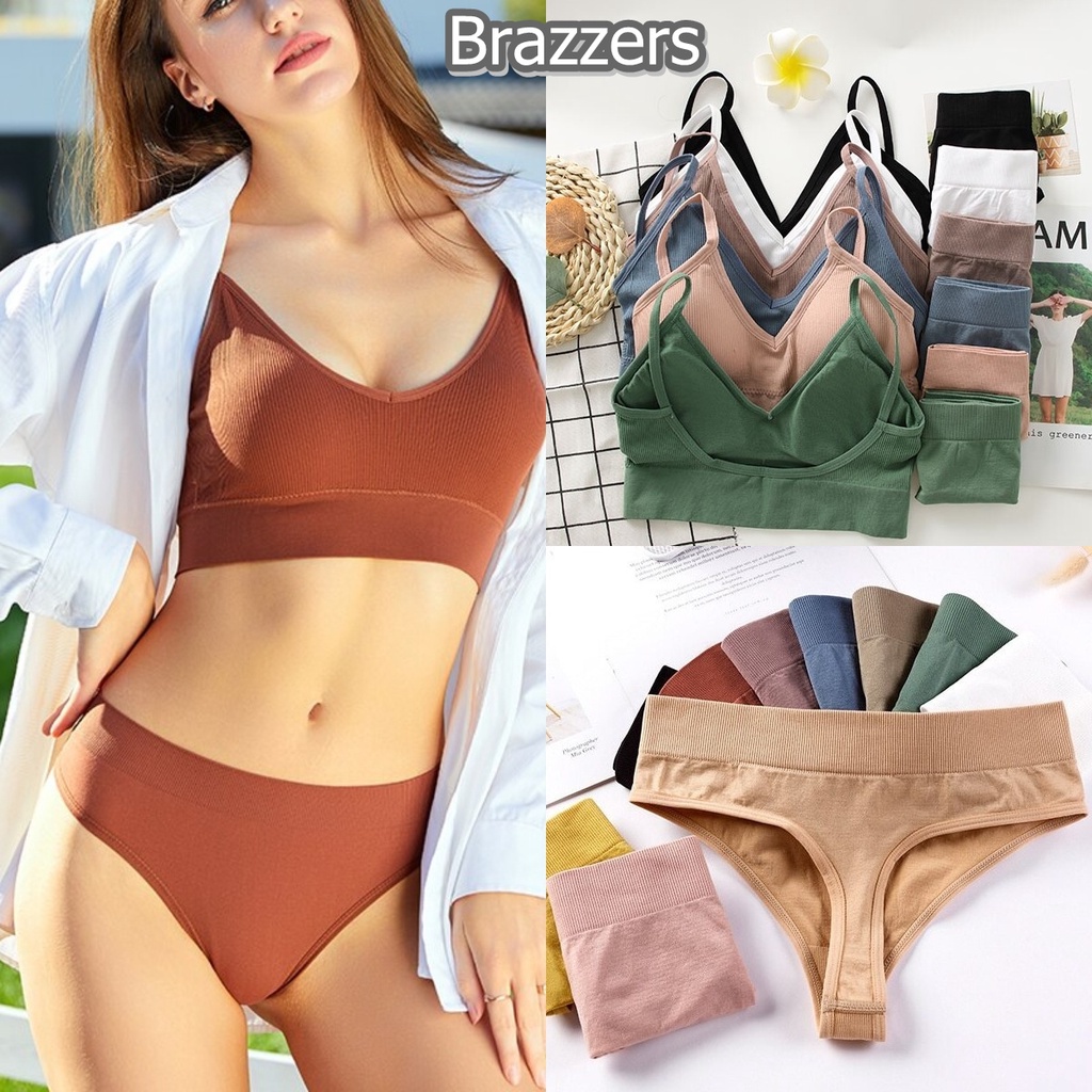 Setelan Bra Bh Dan Celana Dalam Cd Renang Pantai Tidur G String Thong Wanita Anak Gadis Remaja Perem