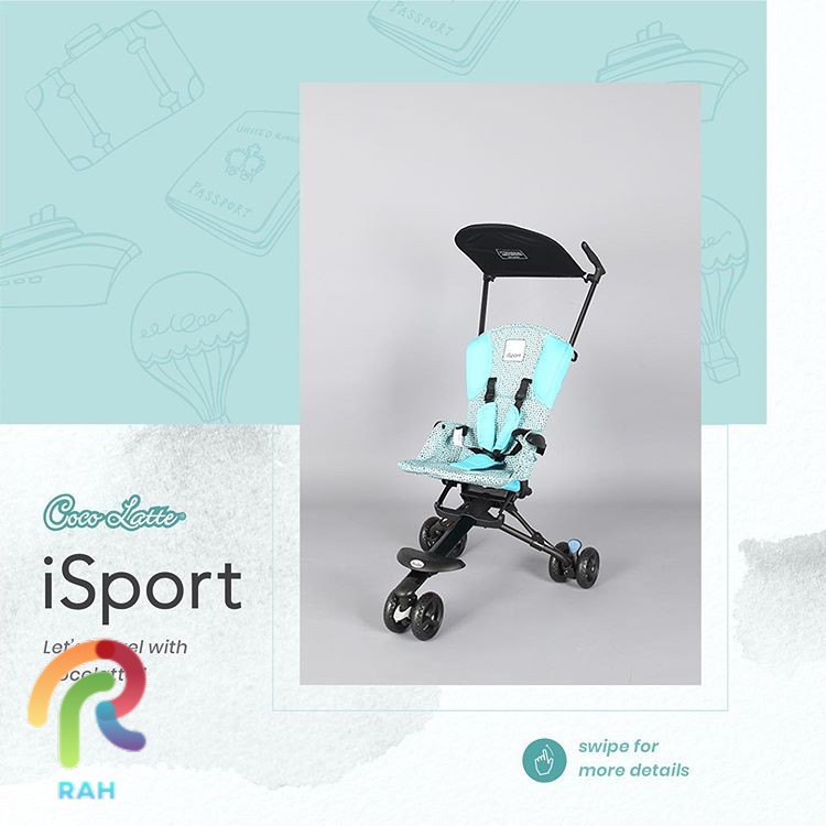 Stroller Isport Cocolatte Cabin Size Dapat Tas Dan Bisa Masuk Pesawat