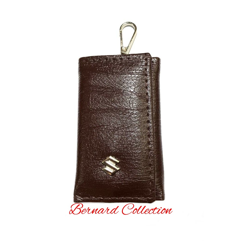 Dompet Pria Dompet Kunci Dompet STNK Mobil Motor Bahan PU Leather Suzuki