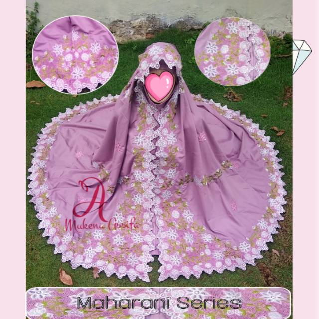 Mukena bordir bukittinggi maharani series 3 warna