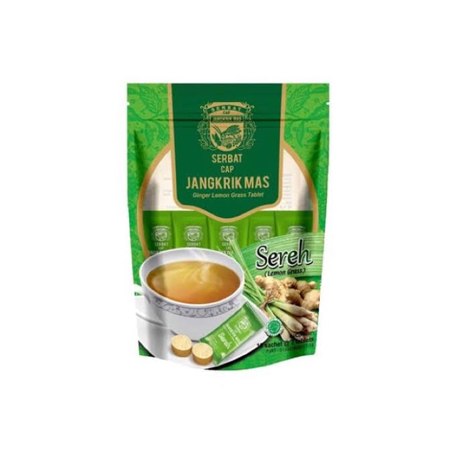 

Serbat sereh kemasan pouch