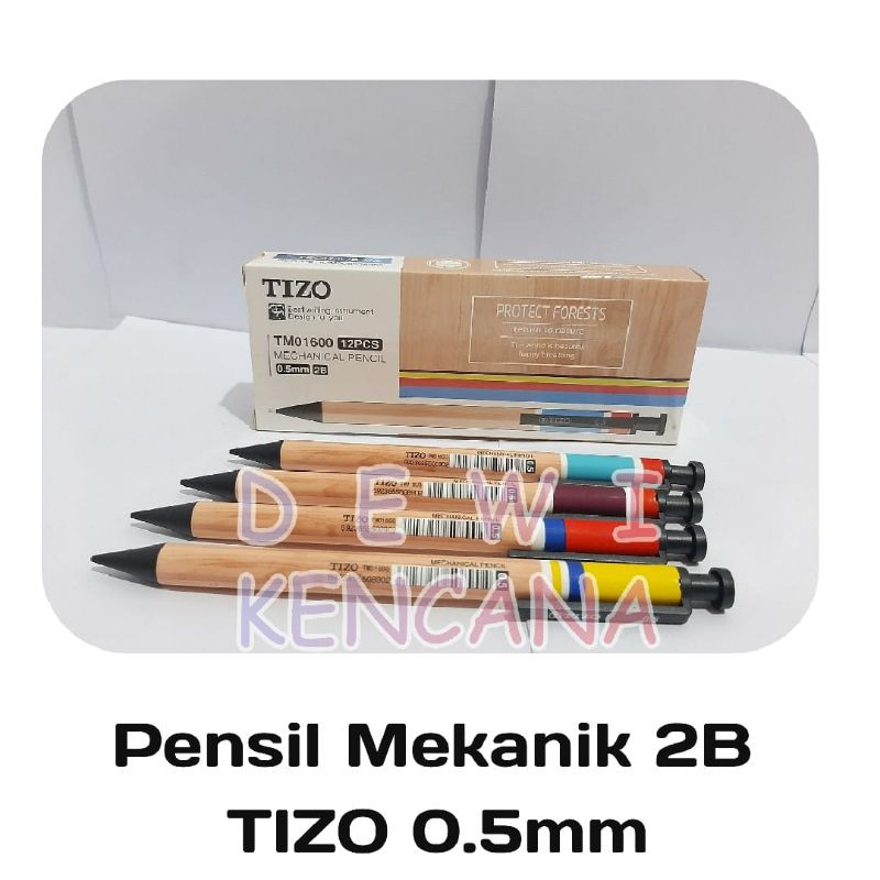 

Pensil Mekanik 0.5mm 2B TIZO TM01600