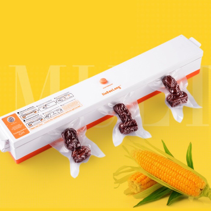 Vacum Vacuum Sealer Electric Plastik Pembungkus Makanan 220V 100W