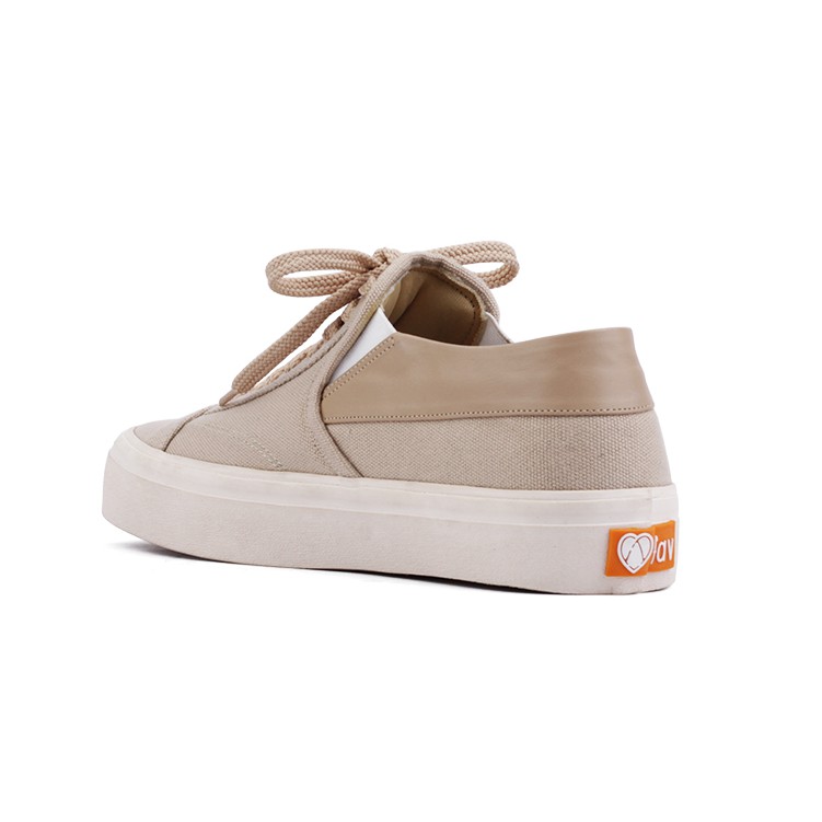 Caramela Cream | 36-40 | Sepatu Sneakers Slip On Simple Wanita Cewek Women Sneaker Slipon Footwear Ori | FORIND x Tragen Fav