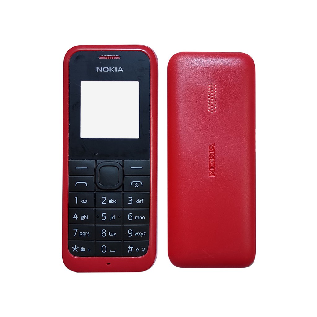 CASING NOKIA 105 2015 NEW / DUAL SIMCARD KESING + BACK COVER / WARNA RANDOM