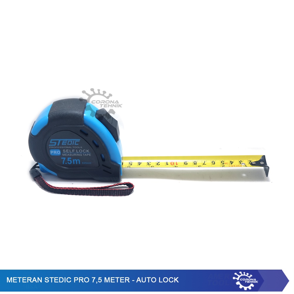 Stedic - Meteran Pro 7,5 Meter - Auto Lock