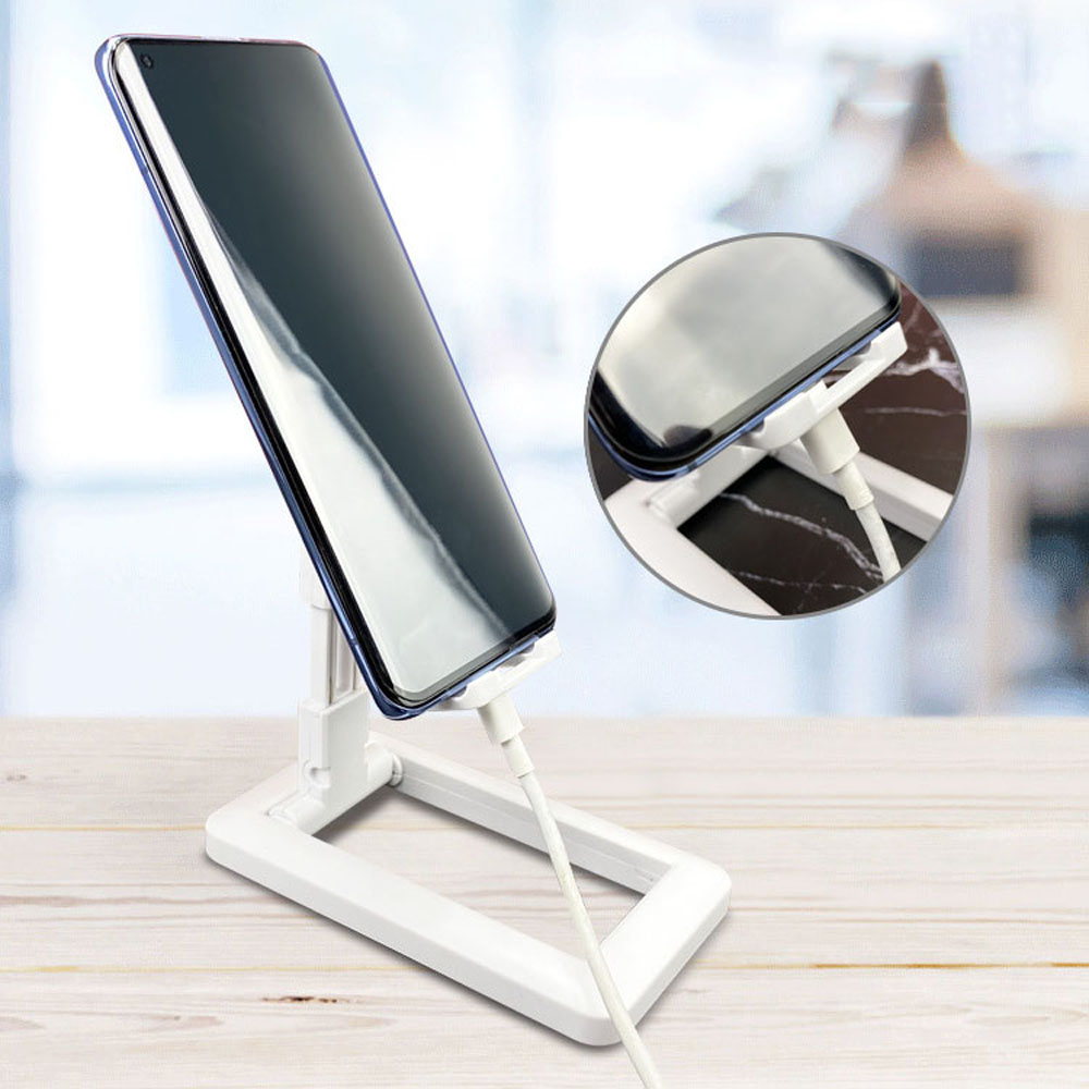 Lanfy Stand Holder / Dudukan Ponsel / Tablet Model Lipat Portabel Adjustable Untuk Meja