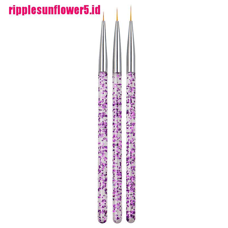 # Kaos T-Shirt Wanita Lengan Pendek Motif Print #3pcs Brush Profesional Untuk Kutek UV Gel