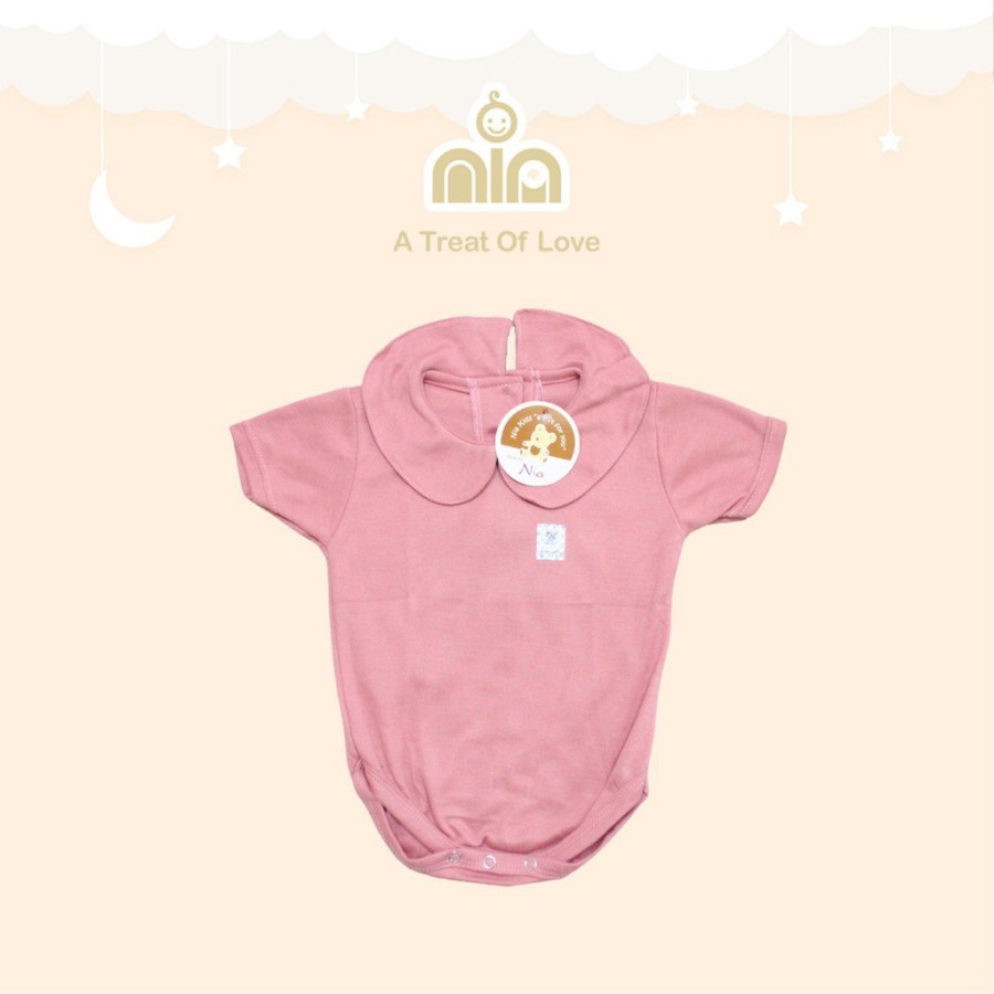 NIA Jumper Bayi Perempuan Warna Polos Premium Merk Nia 0-3 Bulan