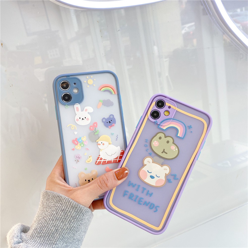 Samsung A03S A02 A12 A02S A51 A71 A11 A50 A50S A20S A30S Animals Hard Plastic Phone Case