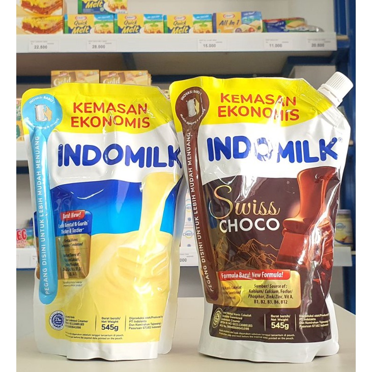 

Indomilk Susu Kental Manis 545Gr / Indomilk Kental Manis Putih / Indomilk Kental Manis Coklat