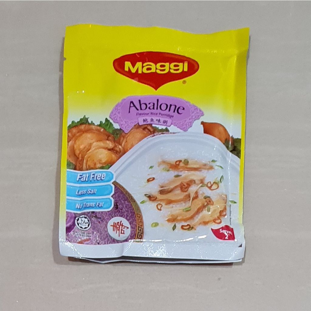 Bumbu Bubur Maggi Instant Flavour Rice Porridge Abalone 63 Gram