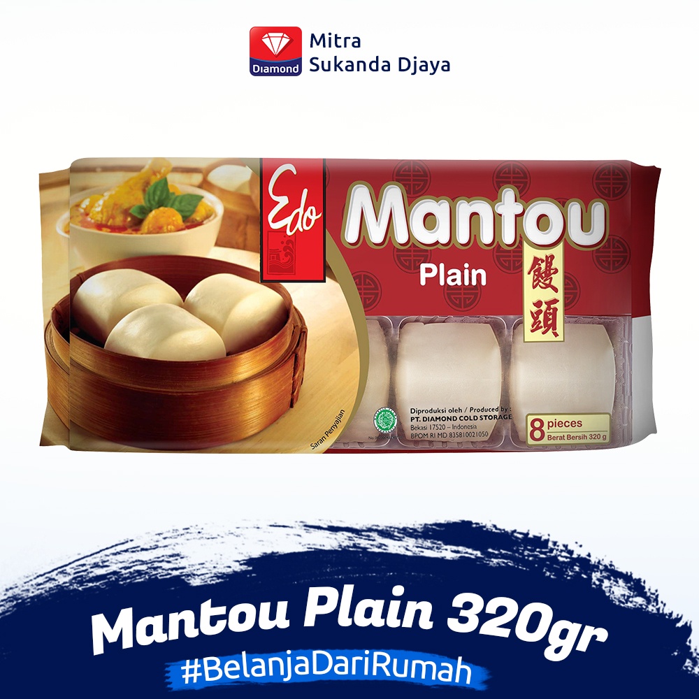 

Roti Sepan (Roti Khas Balikpapan)- Edo Mantou Plain 320Gr