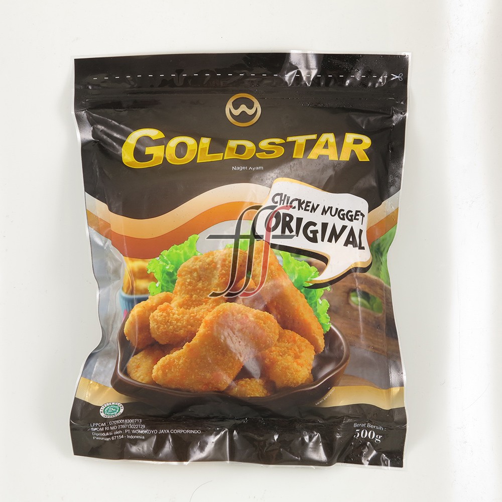 [SURABAYA] Goldstar Chicken Nugget Original 500gr FFS Frozen Food Sidoarjo