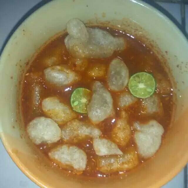 

Cimol kuah cemilan enak