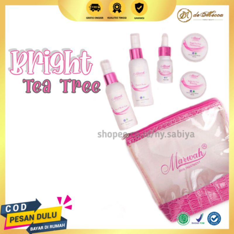 [ NYS ] MARWAH BRIGHT TEA TREE CREAM - SKINCARE KULIT KOMBINASI