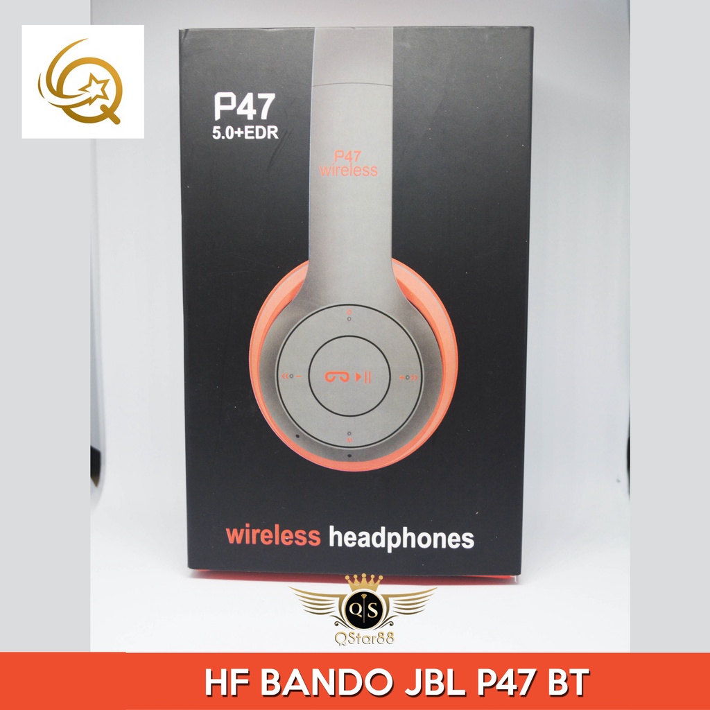 HEADPHONE Bluetooth Gaming Headset Wireless Pro Extra Bass P47 headset Bluetooth Original