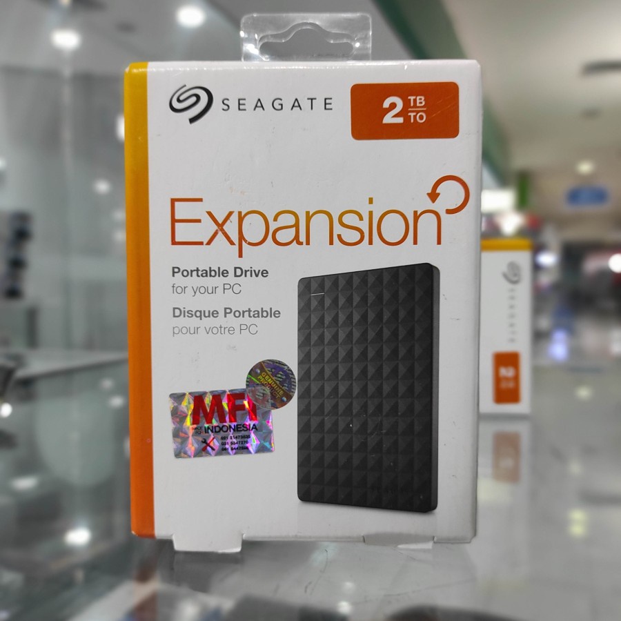 HARDDISK EXTERNAL SEAGATE 2TB RESMI