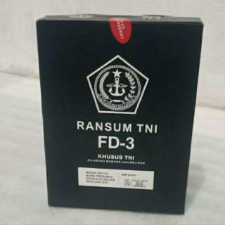 Jual RANSUM TNI FD-3 SUPLEMEN SUSU SEREAL 600 GRAM VARIASI ANEKA RASA ...