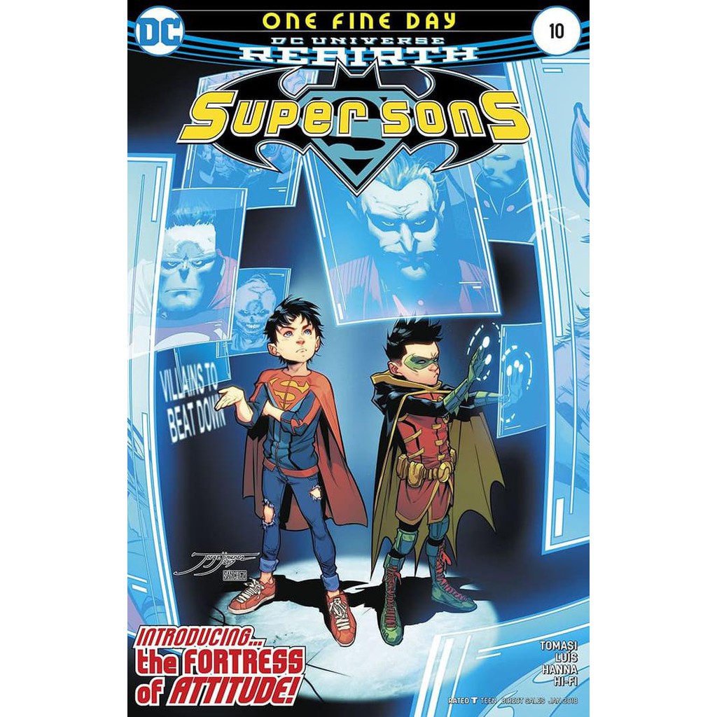 Dc Comics : Super Sons # 10 January 2018
