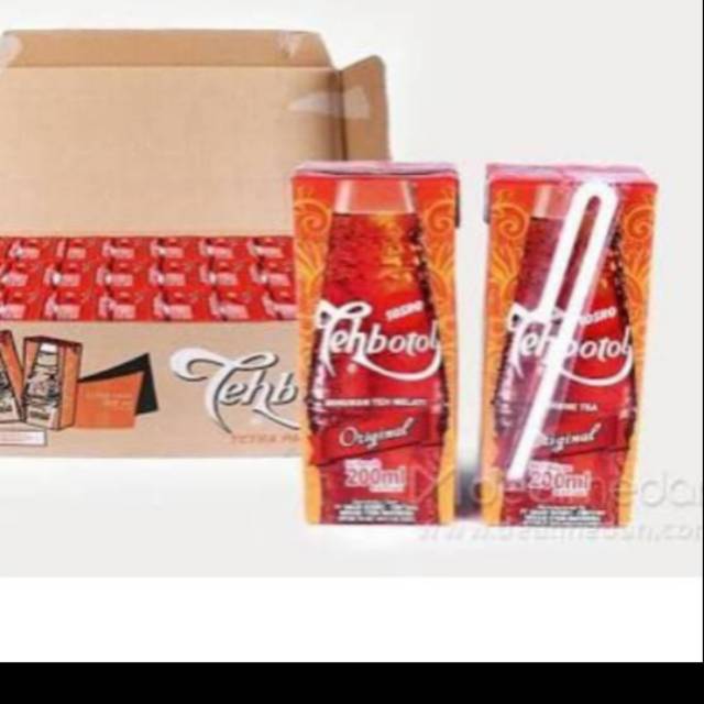 

Teh sosro 200 ml per dus isi 24 pcs