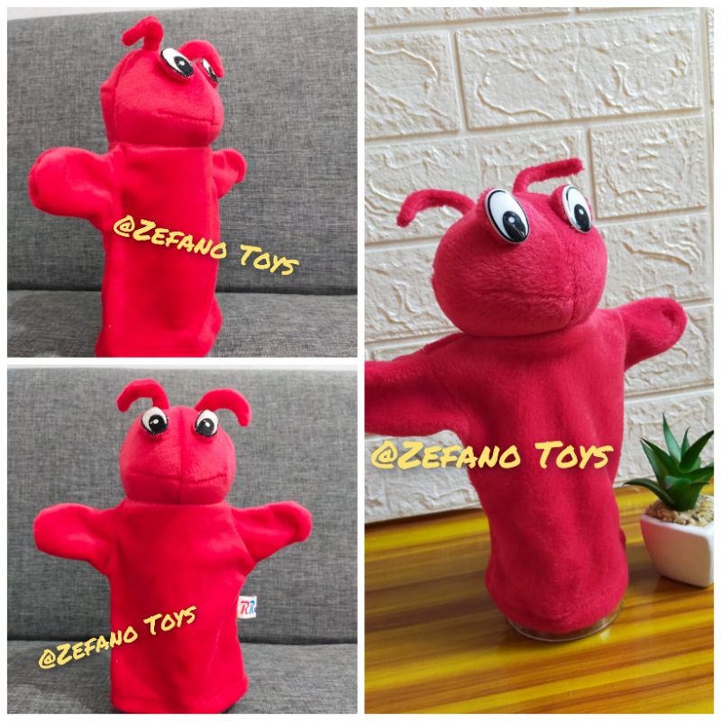Boneka Tangan Animal SEMUT MERAH