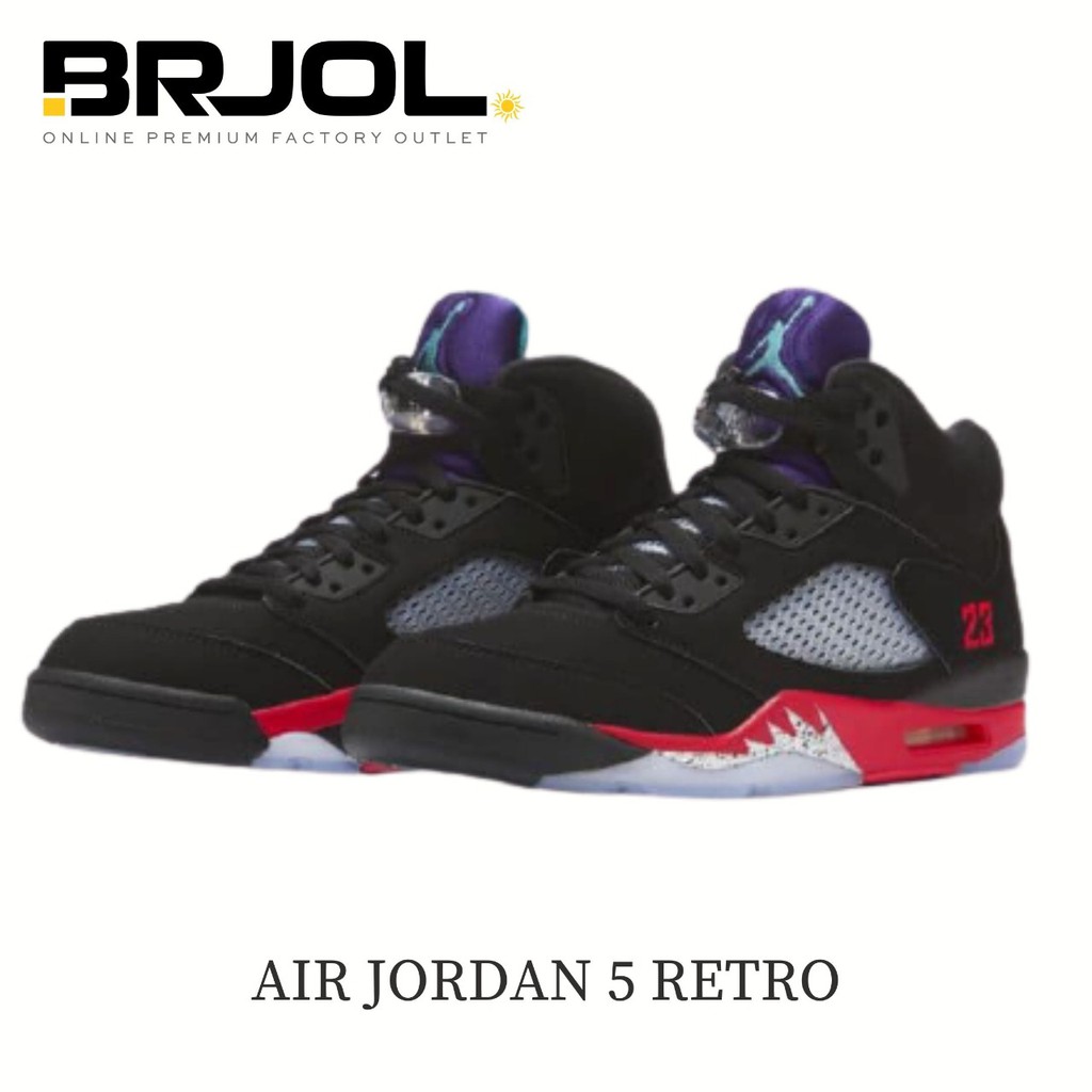 SEPATU BASKET PRIA MURAH AIR JORDAN NIKE 5 RETRO CZ1786001 ORIGINAL
