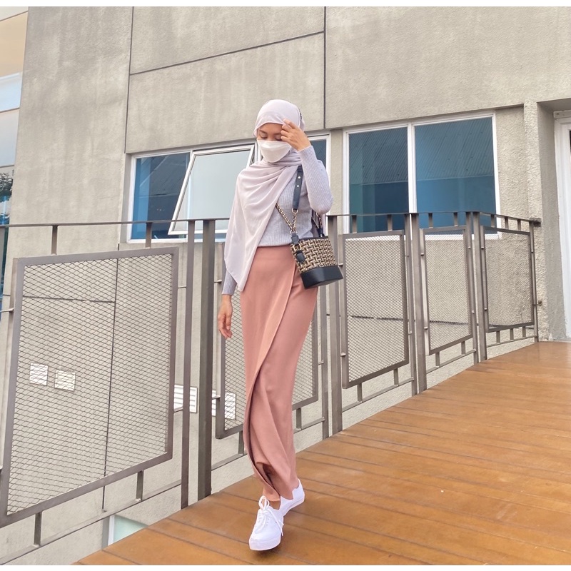 SALE 6:6‼️(BISA COD) LADY SKIRT (ROK LAYER)/ ROK MODEL SEMI SPAN-MILO