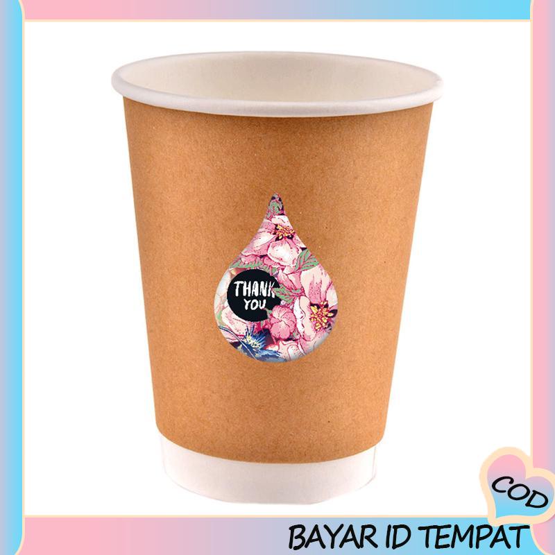 

COD❤️ 500 PCS Warna Printing Self Adhesive Seal Label Sticker Terima Kasih Roll Sticker-A.one