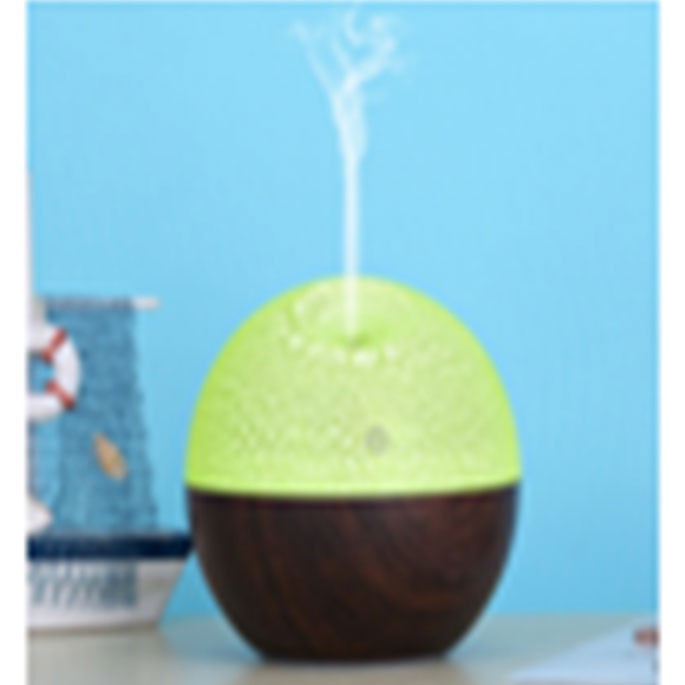 Taffware Ultrasonic Humidifier Aroma Essential Oil Diffuser RGB Light 130ml - J-008 - Dark Brown