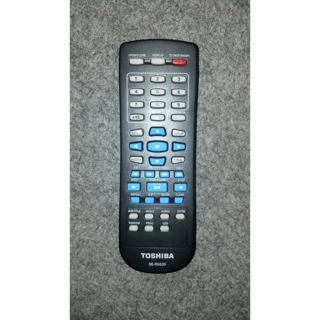 REMOT/REMOTE DVD TOSHIBA SE-R0335 ORI/ORIGINAL/ASLI