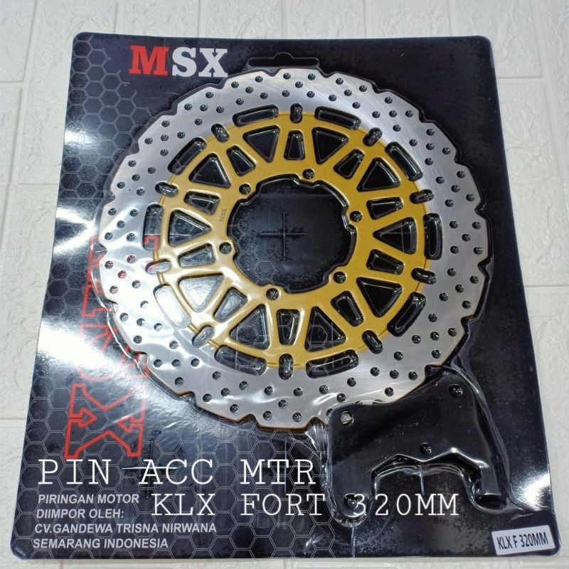 Piringan Cakram Disk Brake Depan SUPERMOTO 320mm CRF 150L /KLX 150 320MM (PNP)CRF150/KLX150