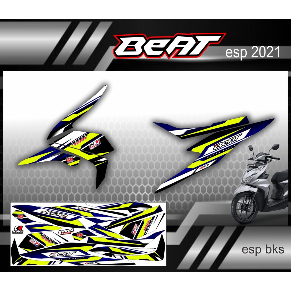 striping honda beat esp 2021 variasi racing