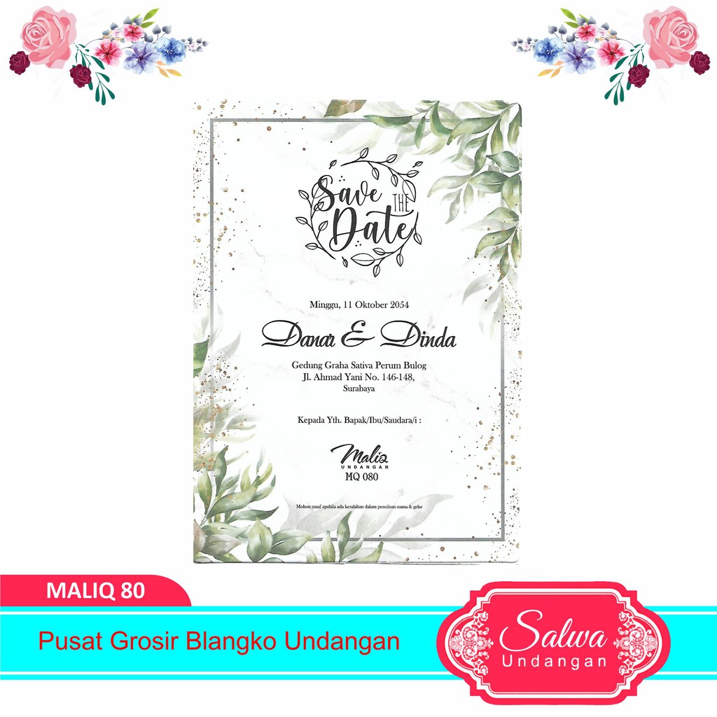 Blangko Undangan Maliq 80 Harga Murah