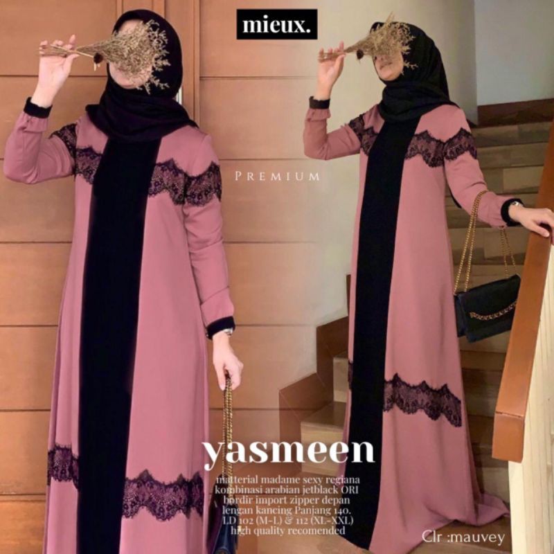 gamis Yasmeen original mieux