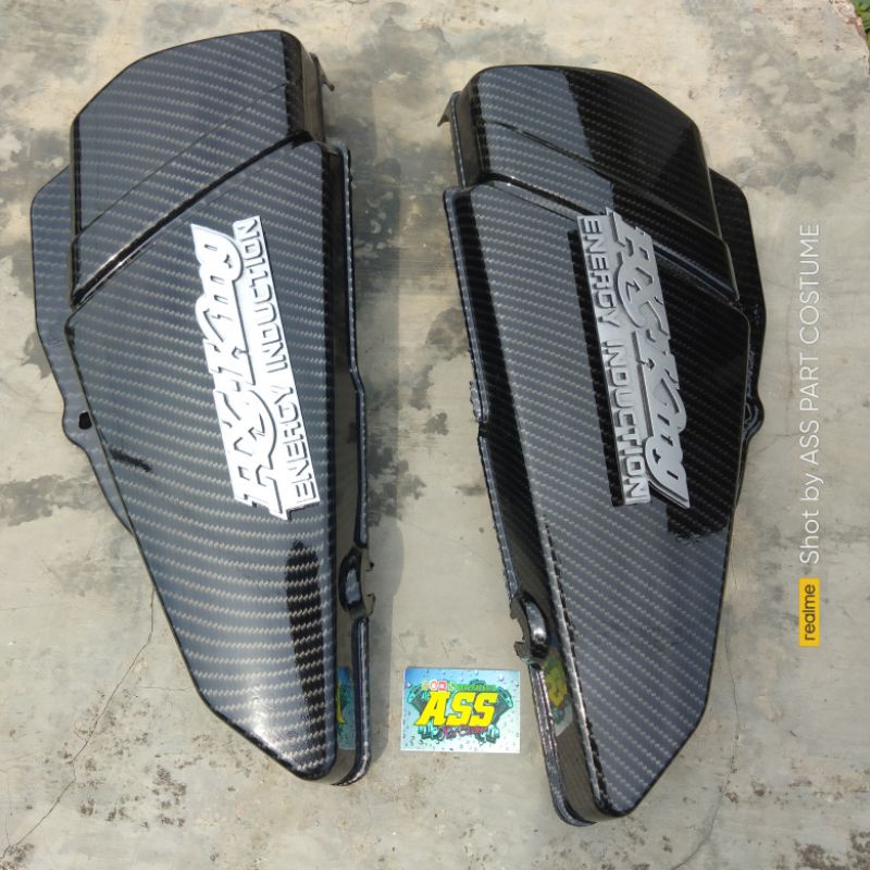 Cover Bok aki YAMAHA RX KING-kempolan aki RX King-Tepong RX KING Carbon-bok aki RX KING carbon