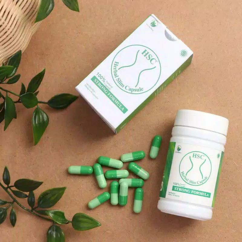 HSC herbal slim capsule Asli HSC pelangsing herbal HSC pelangsing tubuh Herbal Original