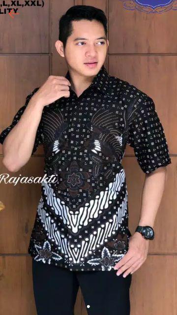 Gunadarma Kemeja Batik Pria Lengan Pendek Kemeja Pria Katun Lapis Furing Atasan Batik Pria By Gba