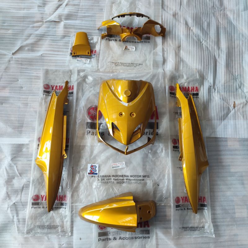 Body bodi fullset halus mio sporty smile 28D gold kuning p6/pb original aspi baru ygp
