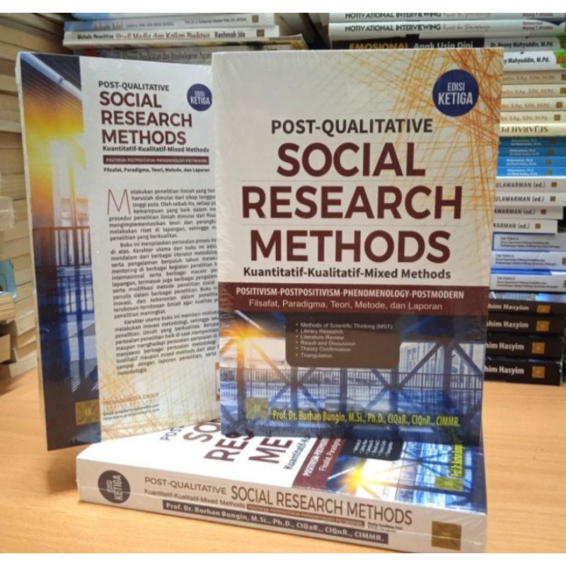 Jual BUKU POST QUALITATIVE SOCIAL RESEARCH METHODS EDISI KE TIGA Prof
