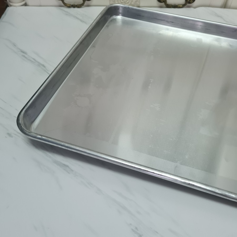 alumunium alloy oven tray 60x40x3cm / loyang kue kering / bake tray